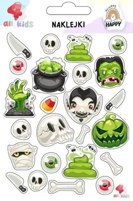 Immagine prodotto di Adesivi di Halloween per bambini 1 - All4Kids