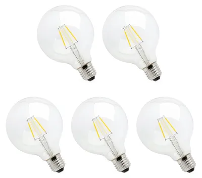 Produktbild von Spectrum E27 LED Lampe 4W 380lm 2700K Warmweiß 230V Dimmbar 5 Stück
