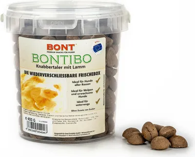 Produktbild von Bontibo Knabbertaler 400g | Lamm