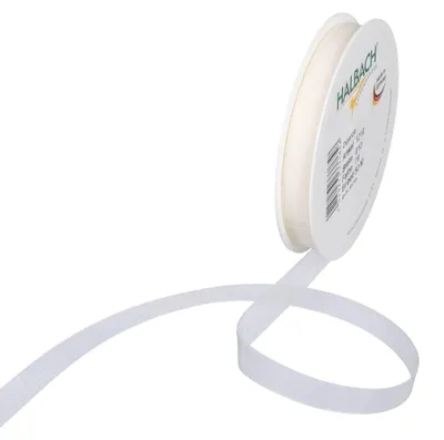 Seidenband, creme, 50 m x 10 mm, Polyester