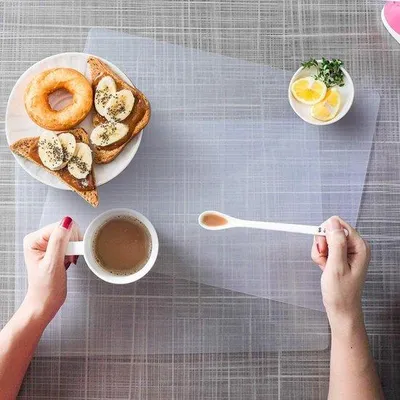 Image de Nappe en plastique transparente pour la cuisine