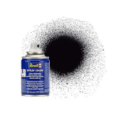 Immagine prodotto di REVELL Spray nero, opaco 0 0 0