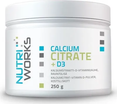 Zdjęcie produktu dla Cytrynian wapnia + D3 250g (cytrynian wapnia + witamina D3)