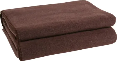 Produktbild von Zoeppritz Plaid Soft-Fleece Farbe dark brown Größe 160x200