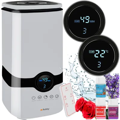 Produktbild von Ultraschall-Luftbefeuchter 4 l mit Ionisation, Aromatherapie und leisem Betrieb