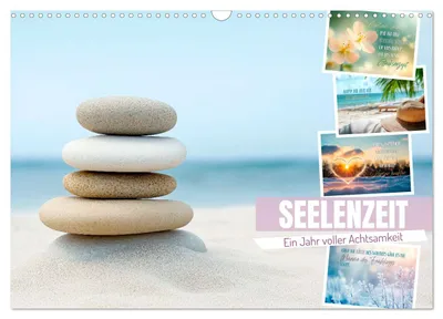Produktbild von SEELENZEIT Ein Jahr voller Achtsamkeit (Wandkalender 2027 DIN A3 quer), CALVENDO Monatskalender