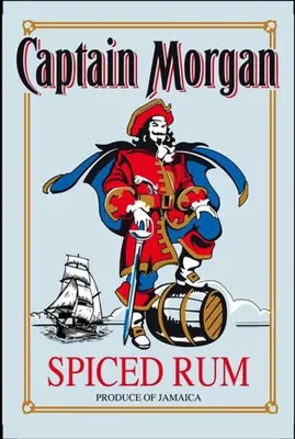 Produktbild von KS280 Captain Morgan - Rum - Bedruckter Spiegel