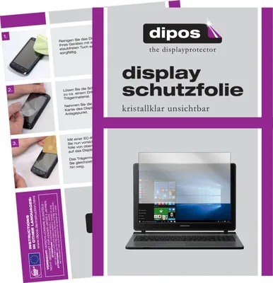Produktbild von 2x Schutzfolie für Medion Akoya P6678 klar Displayschutzfolie Folie Display Schutz dipos