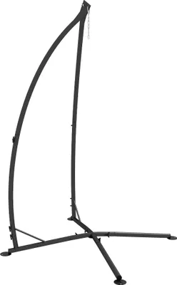 Image de Outsunny Support pour Fauteuil Suspendu - Pied Fauteuil Suspendu, hauteur 215 cm - Charge Max. recommandšŠe 130 Kg, mšŠtal noir