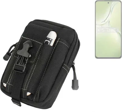 Produktbild von K-S-Trade Gürtel Tasche kompatibel mit Oppo K12x 5G CPH2667 Gürteltasche Holster Schutz Hülle Handy Hülle Smartphone outdoor Handy-Hülle schwarz