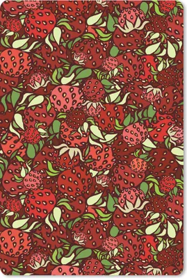 Produktbild von MuchoWow® Mauspad Mousepad Puber - Erdbeere - Obst - Muster 18x27 cm - Mousepads - Maus Mat - Pad - Mausunterlage