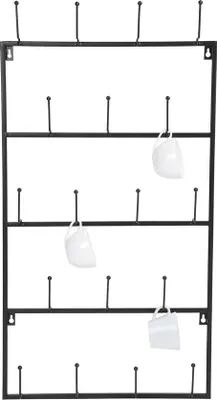 Imagen del producto de Soporte para tazas de café Famanu, 5 niveles, estilo vintage, 45 x 76 cm