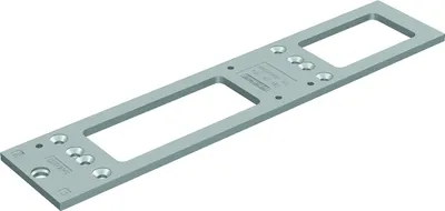 Produktbild von GEZE - Montageplatte Silber - für Türschließer TS4000/TS5000 - 1400-0002