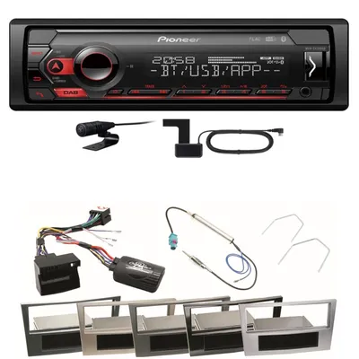 Produktbild von Pioneer MVH-S420DAB Bluetooth DAB+ USB Einbauset für Astra H Corsa D Zafira B