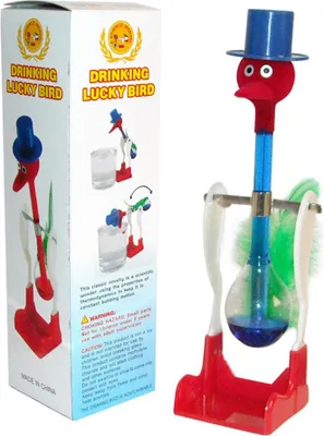 Obrázok produktu pre Non Stop Liquid Drinking Glass Bird Funny Duck Drink Water Desk Toy