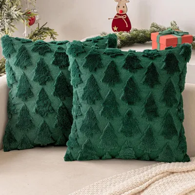 Immagine prodotto di Omgoods - Set di 2 federe decorative per le festività, 50 x 50 cm