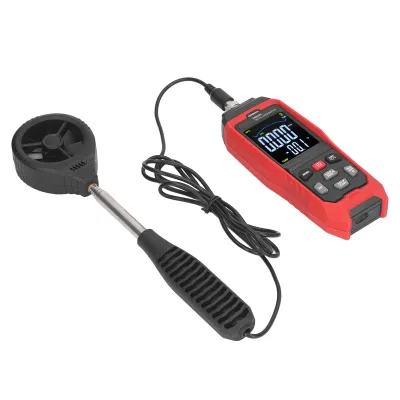 Obrázok produktu pre Anemometer, digitálny anemometer, ručný anemometer, tester rýchlosti prúdenia vzduchu, merač rýchlosti vetra, vetromer
