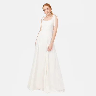 Produktbild von Anaya with Love Women's Maxi Dress Ladies Sleeveless Square Neck Bow Tie Straps
