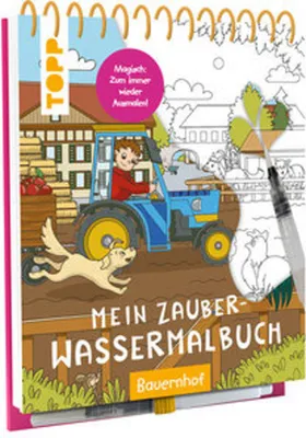 Produktbild von Mein Zauber-Wassermalbuch Bauernhof