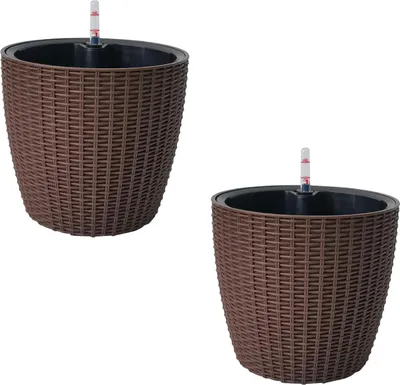 Produktbild von Blumentopf Hydro Ø 27 cm 2er Set Nessa Braun
