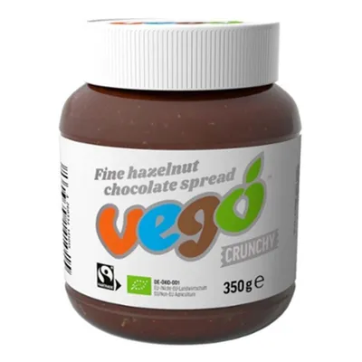 Produktbild von Vego Crunchy - Haselnuss Schokolade Aufstrich 350g 6er Pack