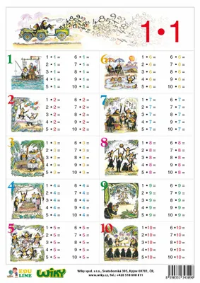 Image de Petite Table de Multiplication - A4