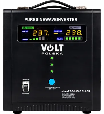 Obrázok produktu pre Záložný zdroj UPS Volt Polska sinusPRO 2000E, 12 V/230 V, 1250 W / 2000 VA