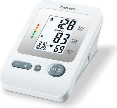 Obrázek produktu pro Beurer Bm26 Měřič krevního tlaku na horní části paže Bílá