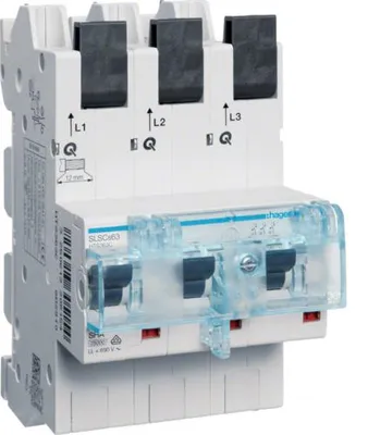 Zdjęcie produktu dla Hager HTS363C, 63 A, 230/400 V