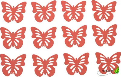 Produktbild von Schmetterlinge Papier, 3D-Aufkleber, Farbe:rot