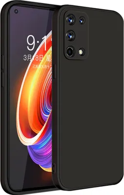 Immagine prodotto di Custodia per OPPO Realme X7 Pro Custodia in gomma antiurto in silicone liquido morbido nero