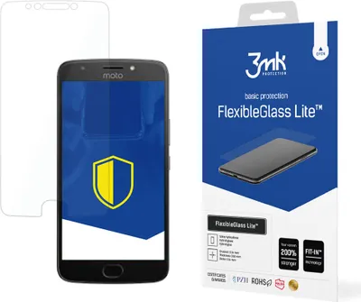 Produktbild von 3mk Display Hybridglas FlexibleGlass Lite für Motorola Moto E4+ 0,16mm 6H