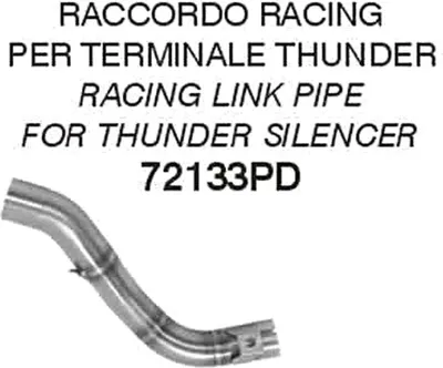Immagine prodotto di Raccordo racing ARROW per terminali Thunder per Honda