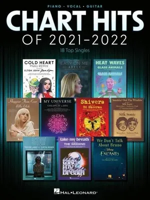 Image de Chart Hits of 2021-2022: 18 Top Singles Arranged for Piano/Vocal/Guitar