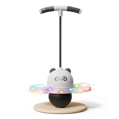Obrázek produktu pro Skákací balanční hračka s LED světly, balanční deska pro děti - HOPLINKA, černá