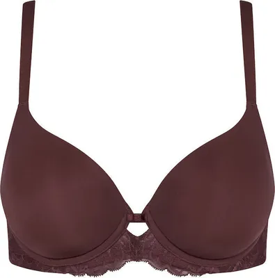 Produktbild von Triumph Amourette Charm WHP01, Farbe: Decadent Chocolate FJ/7572, Größe: 85E Bügel-BH mit Halbschale und Einlage