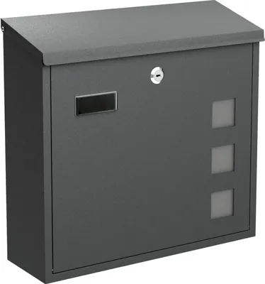 Produktbild von BASI - Briefkasten - BK 350M - Stahl matt anthrazit - 2170-0901
