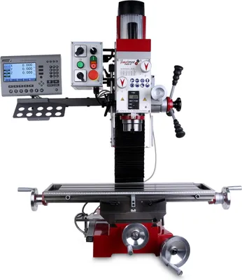 Produktbild von PAULIMOT Bohr-/Fräsmaschine F400-G mit Ölbad-Schaltgetriebe und Messsystem