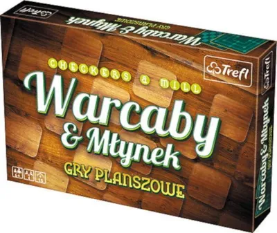 Produktbild von TREFL 01681 Gra Warcaby/Mł ynek de Luxe 6+