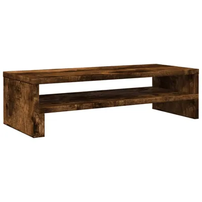 Image de vidaXL Support d'écran chêne fumé 54x22x15 cm bois composite