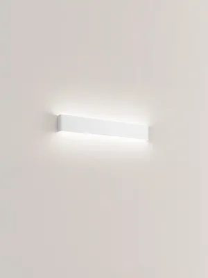 Obrázok produktu pre Moderný spôsob bieleho kovového nástenného svietidla 61 cm