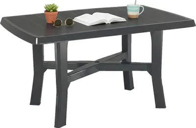 Produktbild von Raspberry - Outdoor-Tisch, 138x88x72 cm, Anthrazit Schwarz, 6 Plätze,  Italy