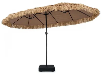 Obrázek produktu pro Havajský slunecník se stojanem a klikou NP13443BN-B, 450 cm, béžový