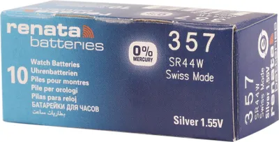 Produktbild von RENATA Silberoxid-Knopfzellen, 0% Quecksilber, 10 Stk., R301-R399