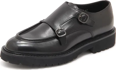 Produktbild von L8729 Scarpa Doppia Fibbia Uomo Doucal's Man Shoes Black