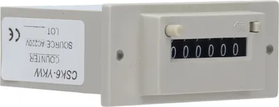Image de Compteur électromagnétique 0?999999 6 chiffres Totalisateur d'impulsions industriel pour machine AC220V