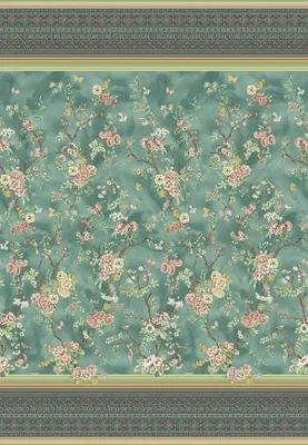 Produktbild von Bassetti Foulard Pallanza Farbe Grün-V2 Größe 270x270  100% Baumwolle