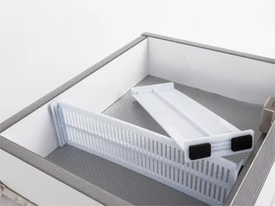 Produktbild von Trennwand für Schublade 27,5 - 51cm rutschfeste Schubladentrenner Campingküche