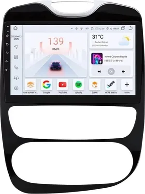 Immagine prodotto di Autoradio con Bluetooth e CarPlay per Renault Clio 4 (2016-2019) - Compatibile con Apple e Android - Impianto stereo - Sistema di navigazione - 4 GB di RAM, 32 GB di memoria interna