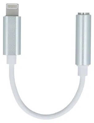Produktbild von Setty Lightning-Adapter – 3,5-mm-Audioanschluss, weiß